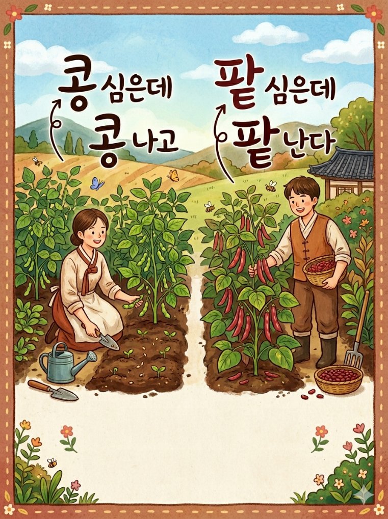 콩 심은 데 콩 나고